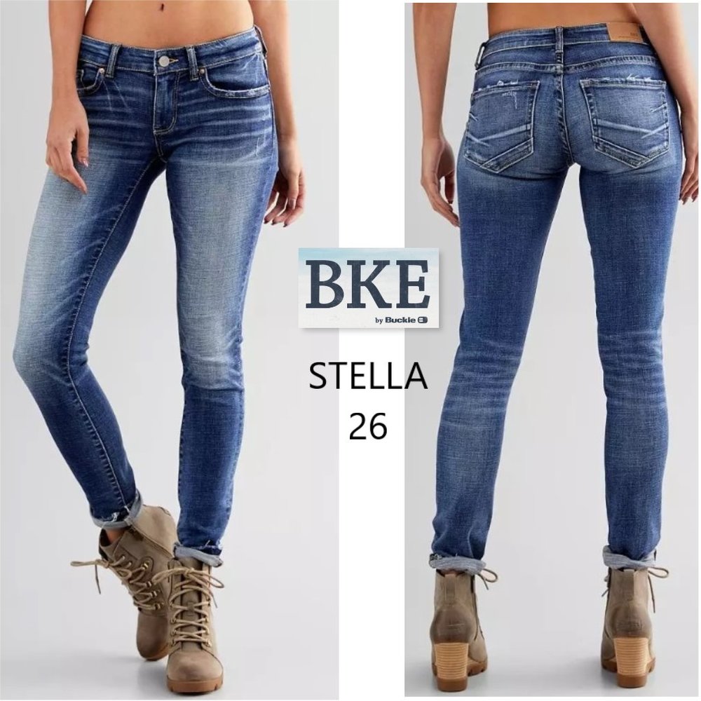BKE BUCKLE STELLA Low Rise Skinny Stretch Jeans 26
